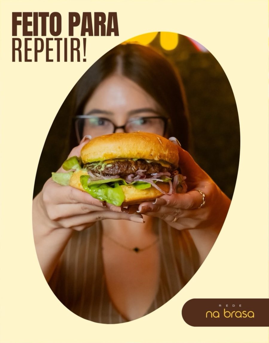 Post Feito para repetir, criado para a Rede Na Brasa